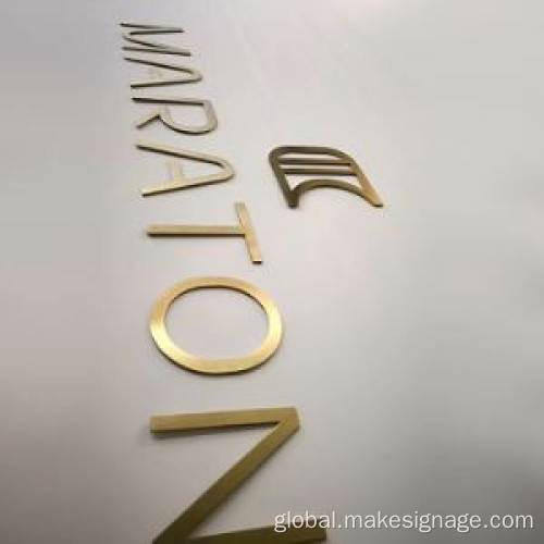 China Plating Laser Cutting Metal Letter Factory